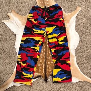 True Religion Multicolor Camouflage Joggers
